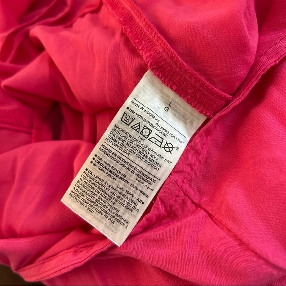 ❤️ Old Navy Vibrant Pink Jumpsuit L NWT - Picture 6 of 13